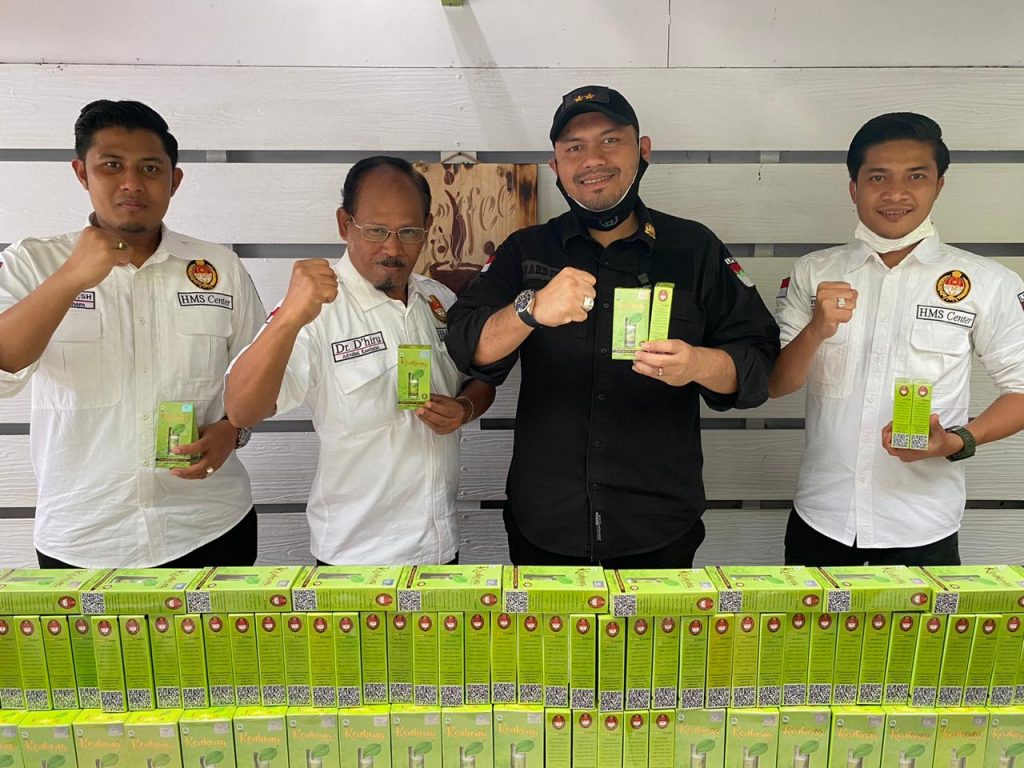Covid-19 Belum Melandai, HMS Center dan Jamu Kenkona Gelar Baksos di Tasikmalaya