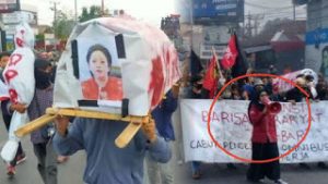 Usung Keranda Bergambar Puan Saat Demo UU Ciptaker, Mahasiswi Diciduk Polisi