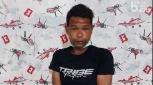 Begini Tampang Begal Payudara di Kediri, Muka Babak Belur Digebuki Warga