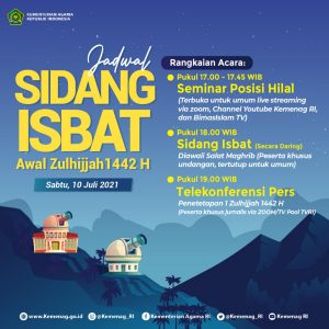 Menag Pimpin Sidang Isbat Awal Zulhijjah secara Daring
