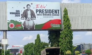 Baliho Muhaimin Iskandar ‘The Next President’ Hiasi Jalanan Karawang