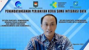 Percepat Vaksinasi, Ditjen Dukcapil Kemendagri Jalin Kerja Sama Integrasikan Data