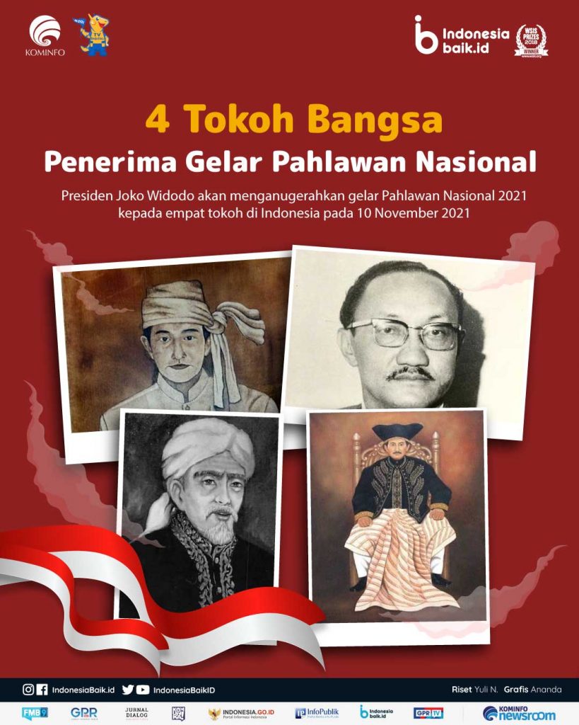 4 Tokoh Ini Akan Terima Gelar Pahlawan Nasional, Ini Nama-namanya