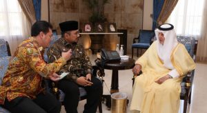 Menag Bertemu Gubernur Makkah, Sampaikan Harapan Dibukanya Penyelenggaraan Umrah