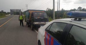 Tingkatkan Kamtibmas Dan Cegah Laka Lantas, Sat Lantas Polres Bangka Barat Laksanakan Patroli