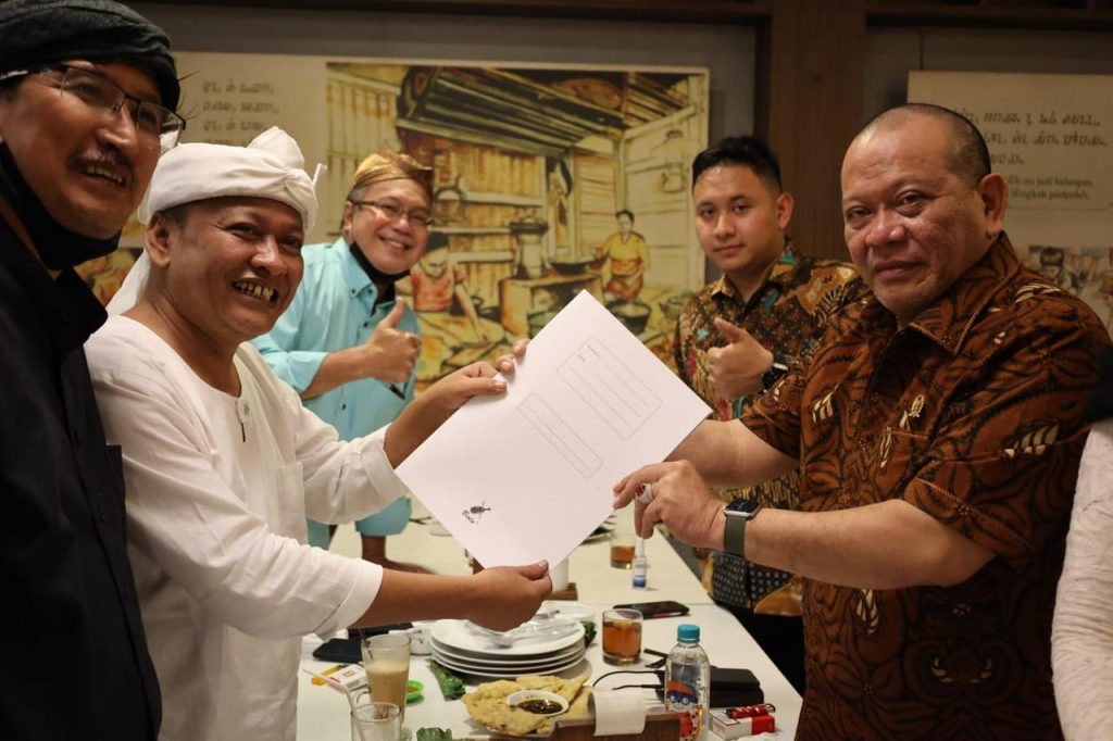 Hadiri Maklumat Sunda, LaNyalla Sampaikan Pernyataan Berikut