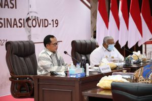 Rapat Koordinasi, Tito Karnavian Targetkan Vaksinasi 70% Di Sultra