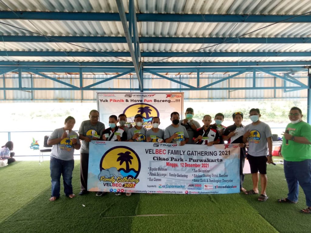Velozity Bekasi Chapter (VELBEC) Gelar Family Gathering Penghujung Tahun 2021 di Objek Wisata Cikao Park Purwakarta 