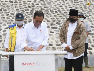 Presiden Jokowi Resmikan Empat Embung Untuk Peningkatan Produktivitas Kawasan Perdesaan di Jawa Tengah