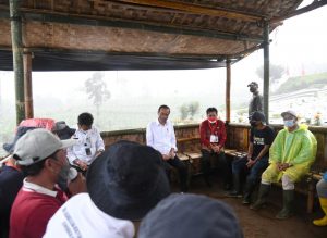 Dialog dengan Presiden, Petani Wonosobo Ungkapkan Manfaat Lumbung Pangan bagi Mereka