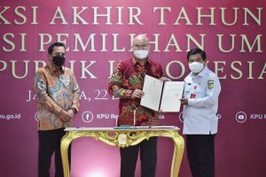 Persiapan Pemilu 2024,  Kemendagri & KPU  Tandatangani Nota Kesepakatan 