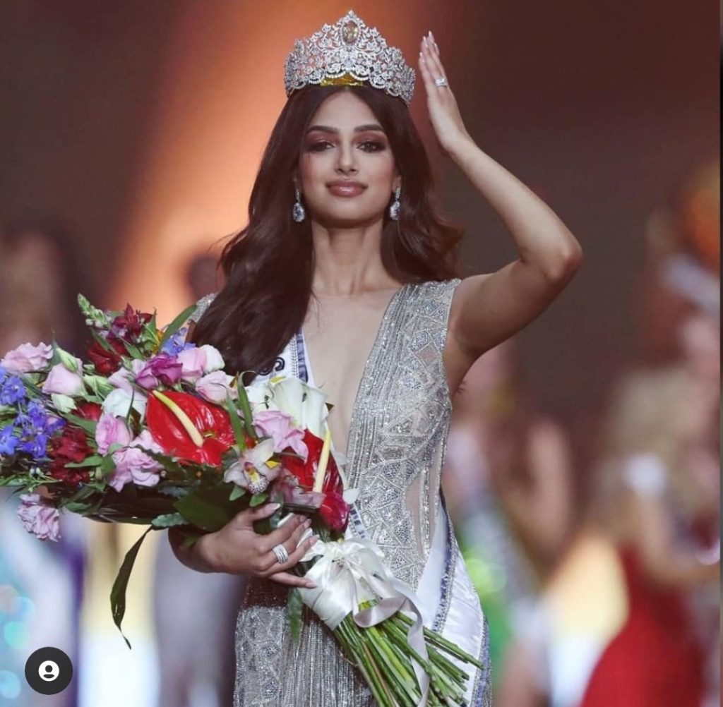 Harnaaz Sandhu Dinobatkan Menjadi Miss Universe 2021, Kalahkan 79 Peserta, Intip Kecantikannya