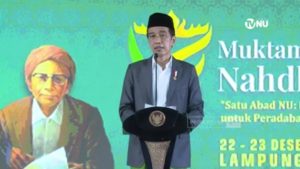 Presiden Jokowi Buka Muktamar ke-34 Nahdlatul Ulama di Lampung