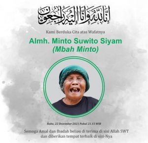 Youtuber Mbah Minto Klaten Meninggal Dunia