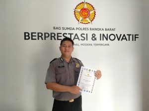 Aipda Sri Iwan Alazhar, Anggota Polres Bangka Barat yang Naik Pangkat