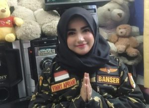 Banser Wanita Cantik Bernama Vinny Apriani