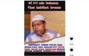 Astaga, Ustaz Ini Sebut Sunan Kalijaga Adalah Wali Setan