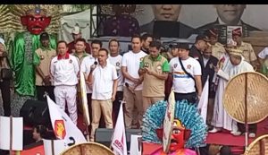 Perayaan HUT ke-15 Partai Gerindra Jakarta Timur: Mulai Dari Deklarasi Pemilu Damai Hingga Bagikan Doorprize