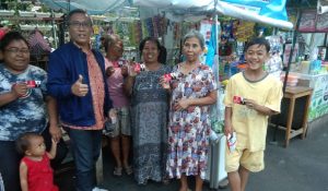 Cari Solusi UMKM Lomo Belusukan Temui Warga Jakpus