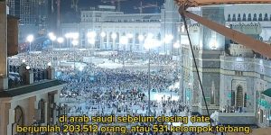 Ratusan Ribu Jamaah Diberangkatkan ke Arafah untuk Wukuf