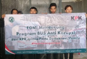 Generasi Milenial Mendukung Program Bus Antikorupsi KPK Jelang Pesta Demokrasi Tahun Pemilu 2024