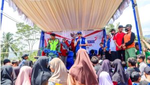 Meriahkan HUT RI Ke-78, Caleg DPR RI Partai Demokrat Marta Yandry Hadiri kegiatan Semarak 17 Agustus di Desa Danawarih Tegal