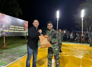 Wakil Bupati Kapuas Hulu Buka Acara Lomba Joget Komando Batalyon Infanteri Raider Khusus 644/Walet Sakti
