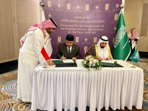 Tandatangani Ta’limatul Hajj, Indonesia akan Berangkatkan 241 ribu Jemaah Haji