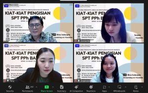 PT Bina Indocipta Andalan Mengadakan Webinar dengan judul “Kiat – Kiat Pengisian SPT PPh BADAN”