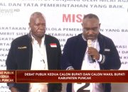 Debat Kedua Calon Bupati dan Wakil Bupati Puncak, Paslon AMEN Kembali Unggul