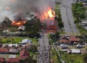 Konflik Pilkada di Puncak Jaya Papua Mencekam, Warga Bentrok dan Bakar Rumah
