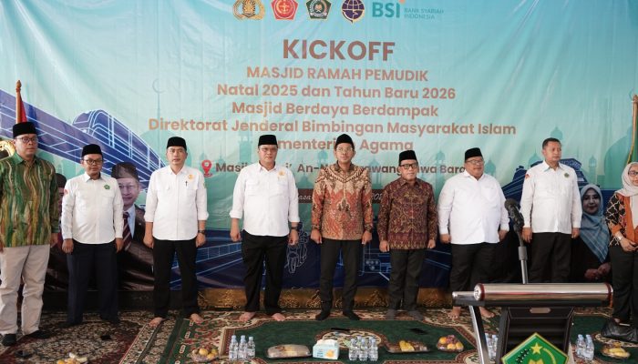 Libur Natal dan Tahun Baru, Kemenag Siapkan 6.919 Masjid Ramah Pemudik