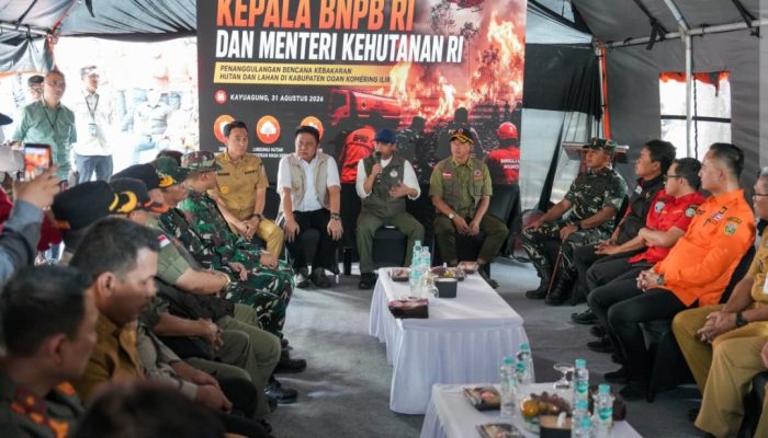 September Battleground Karhutla, Menhut Raja Antoni Maksimalkan OMC-Pasukan Darat