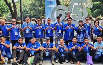 PENGURUS NASIONAL DAN DKI JAKARTA BMI HADIR DAN RAMAIKAN PUNCAK HUT KE-25 PARTAI DEMOKRAT DI GBK