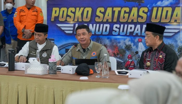 Gambut Jadi Tantangan, BNPB-Kemenhut Perkuat Pasukan Darat Tangani Karhutla Kalbar