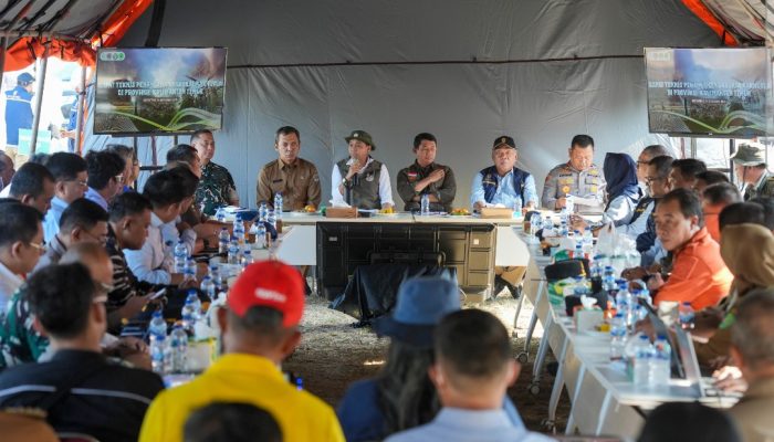 Menhut Raja Antoni: Perintah Presiden Prabowo Semua Bahu-membahu Cegah Api Masuk Zona Inti OIKN