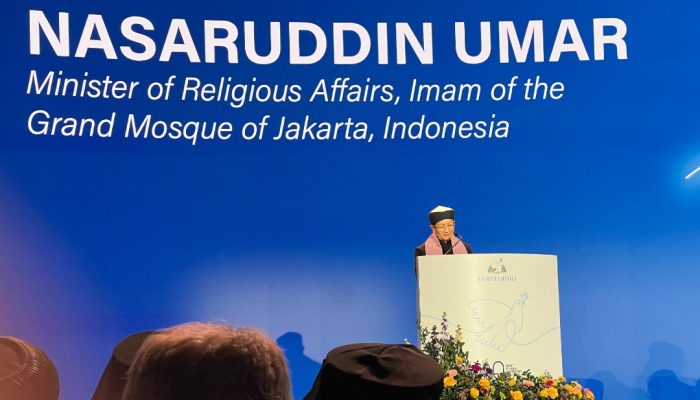 Pidato di Assisi, Gagasan Diplomasi Agama Menag Raih Didukung Pemimpin Agama Dunia
